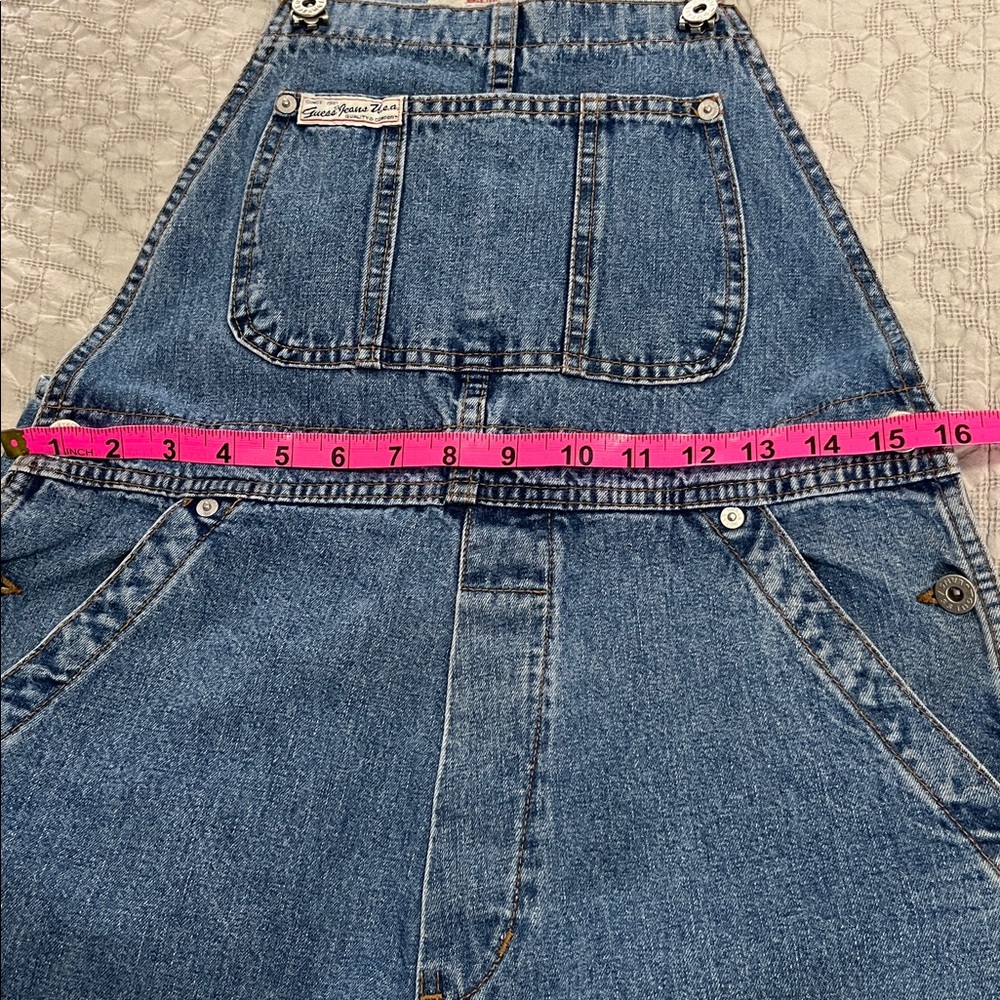 Vintage GUESS® JEANS Denim Overalls in Sz Small - Picture 13 of 16